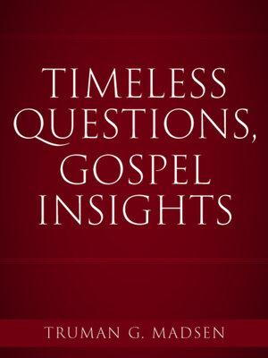cover image of Timeless Questions, Gospel Insights